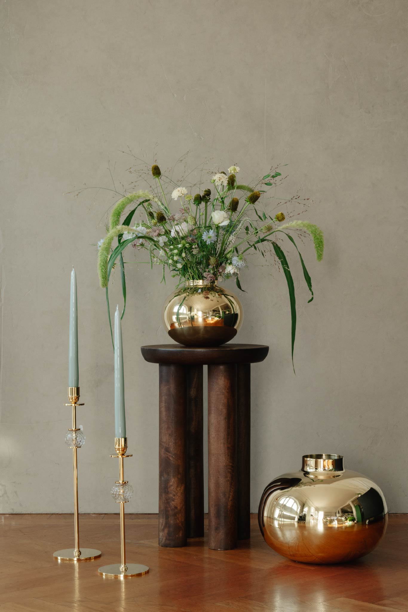 Herrgårdsljus Eucalyptus - 6st