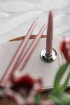 Herrgårdsljus Rosa Metallic - 6st