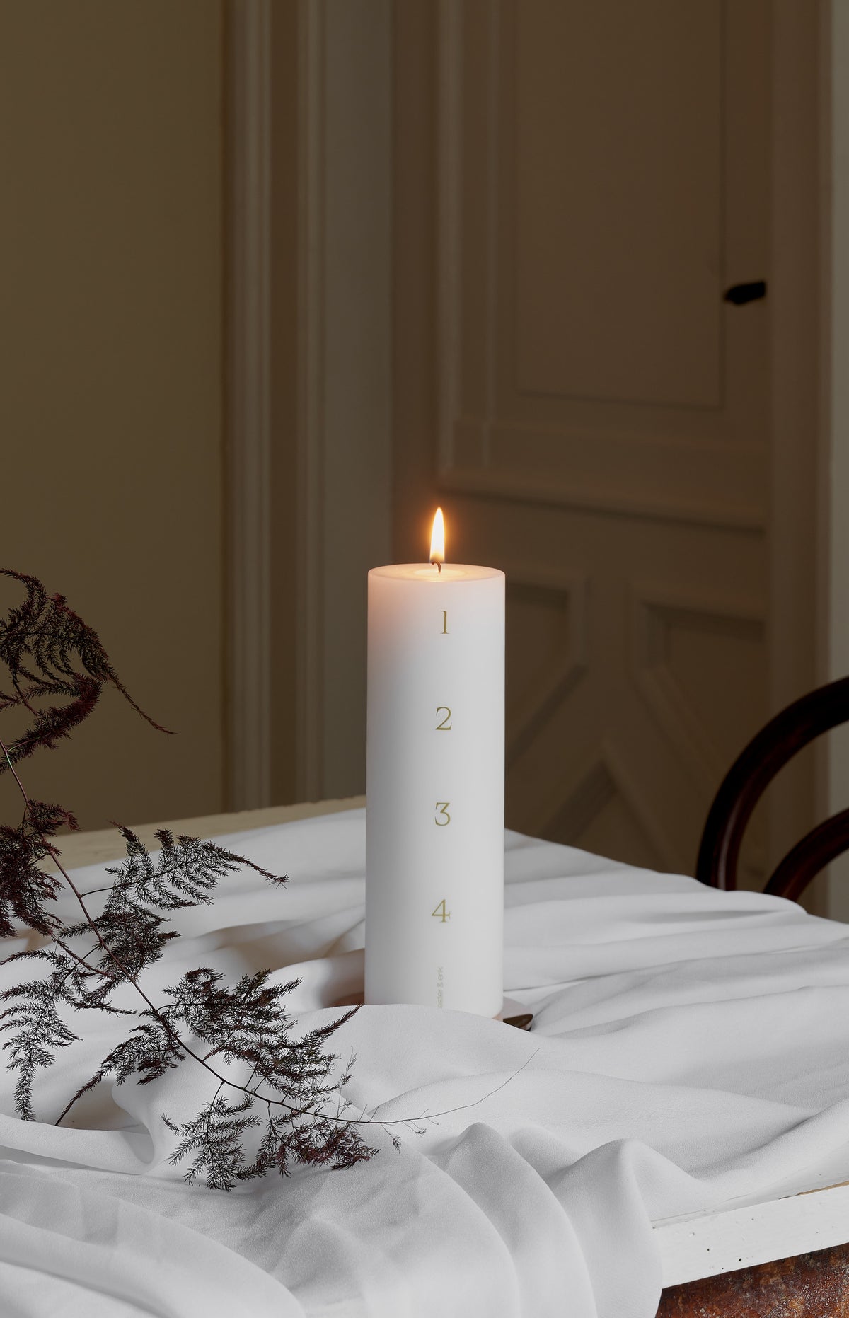 Adventsljus 1–4 Ivory (06) 20 cm