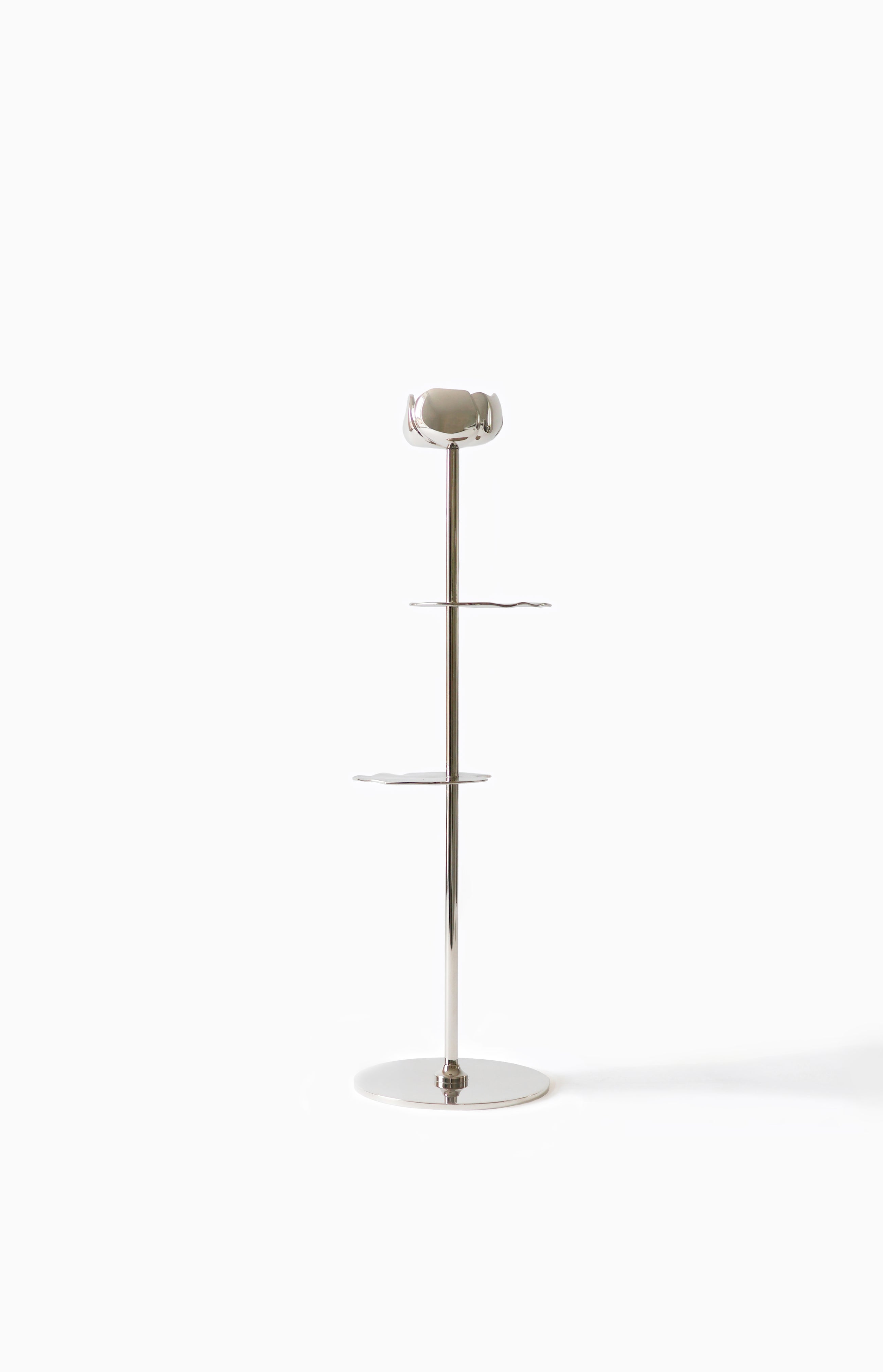 Ninfea Alta Ljusstake 40 cm Förnicklad Mässing