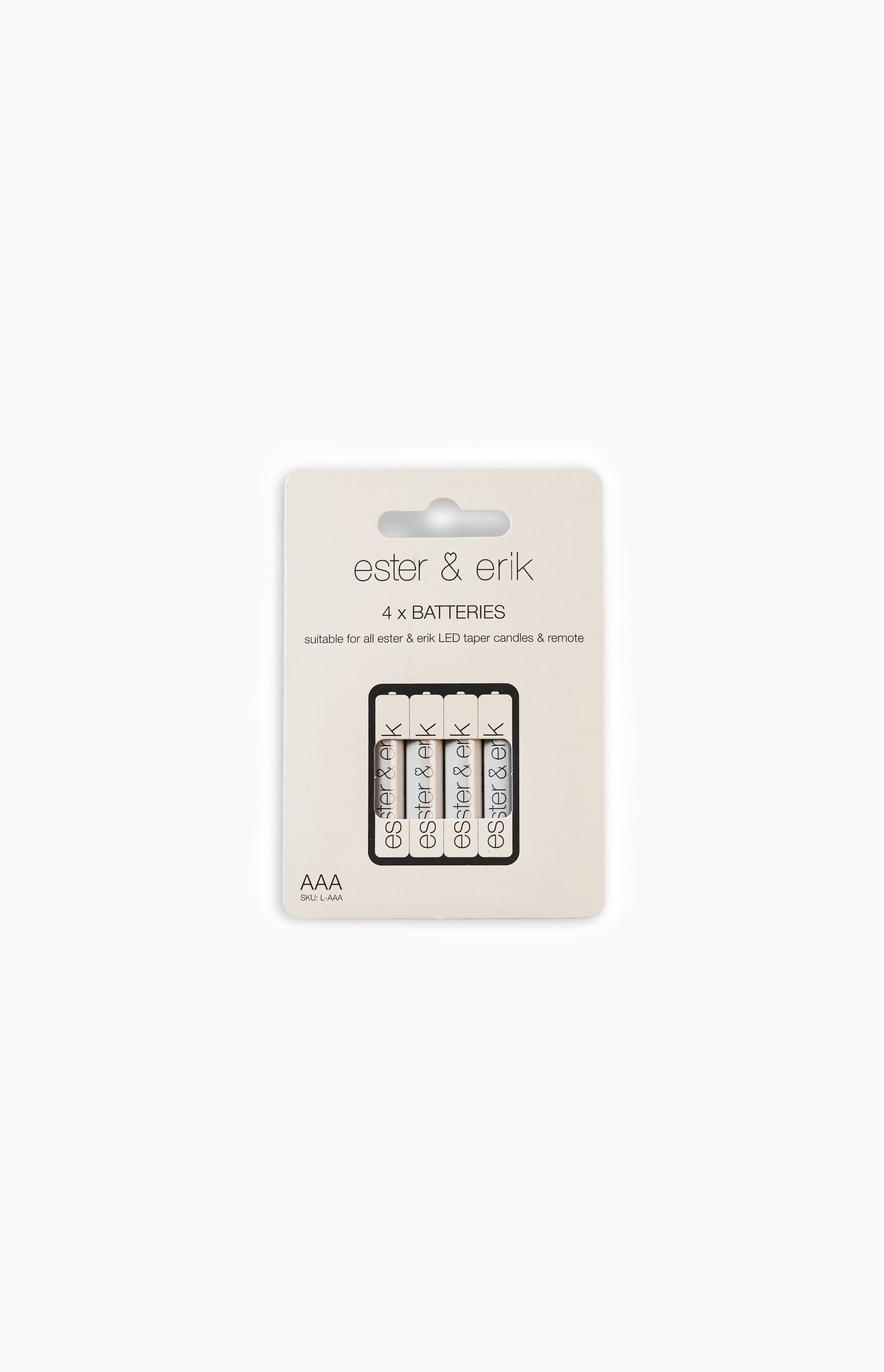AAA-batterier 4-pack till LED-ljus