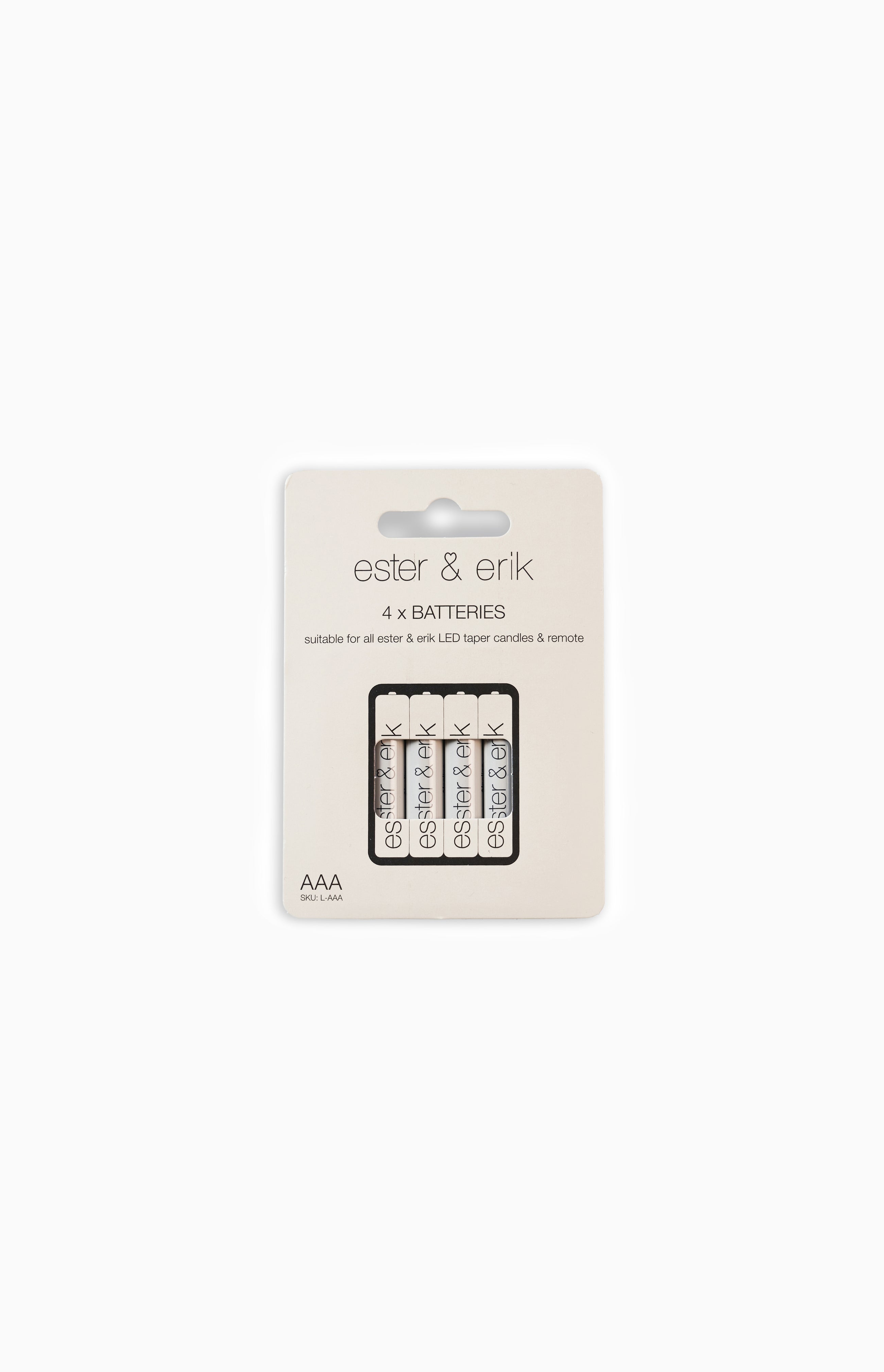 AAA-batterier 4-pack till LED-ljus