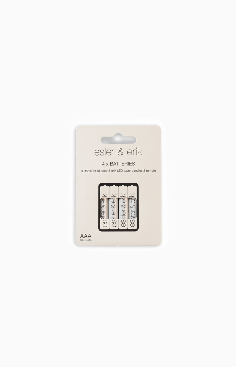 AAA-batterier 4-pack till LED-ljus