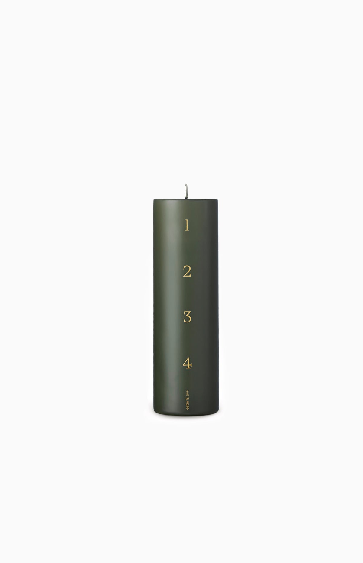 Adventsljus 1–4 Grön Jord (70) 20 cm