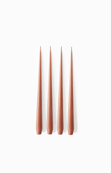 Avsmalnande Ljus Terra Cotta (72) 32 cm