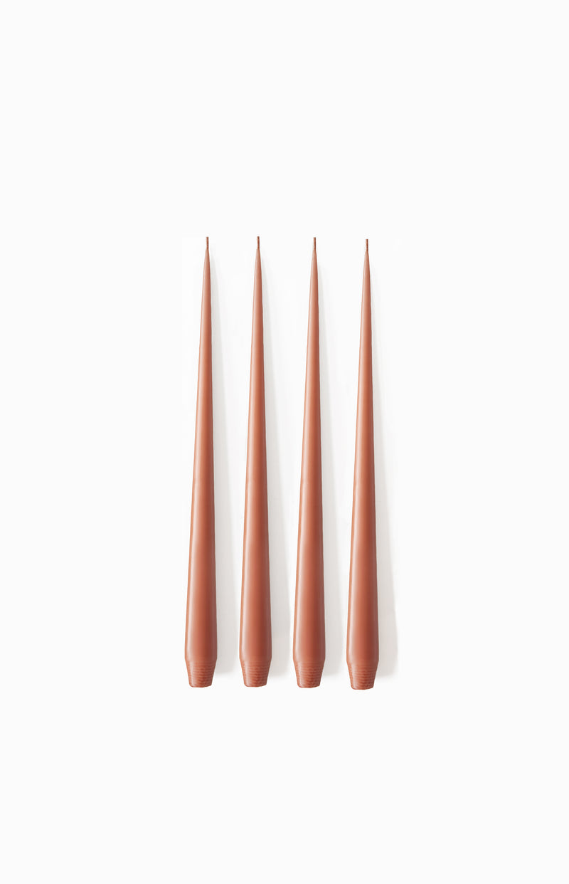 Avsmalnande Ljus Terra Cotta (72) 32 cm