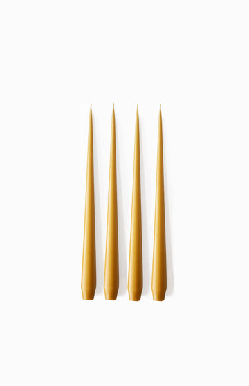 Avsmalnande Ljus Amber (76) 32 cm