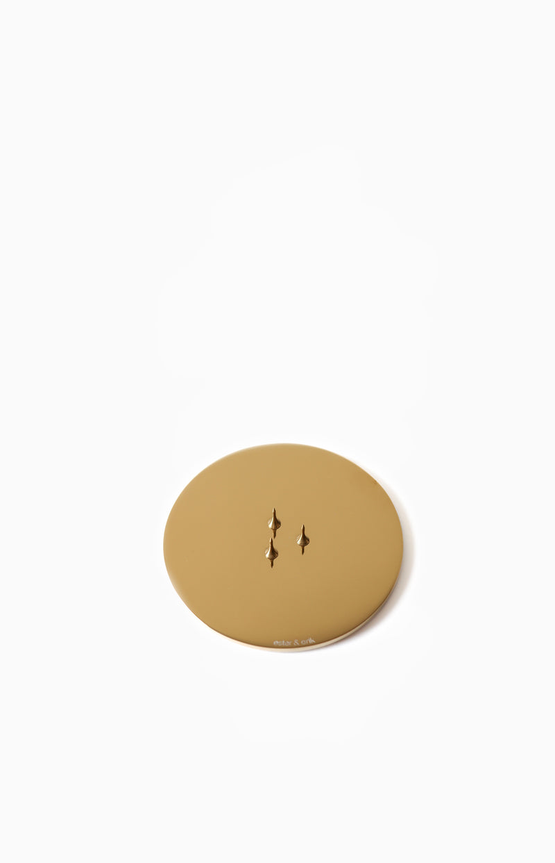 Ljusplatta Liten Guld Blank