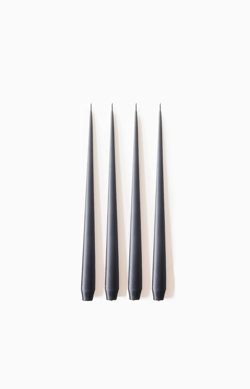 Avsmalnande Ljus Dark Slate 32 cm